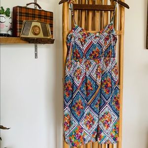 Floral Boho Print Dress